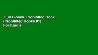 Full E-book  Prohibited Book (Prohibited Books #1)  For Kindle