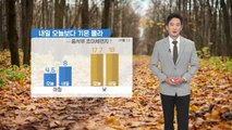 [날씨] 내일 오늘보다 기온 올라...오후부터 중국발 스모그 유입 / YTN