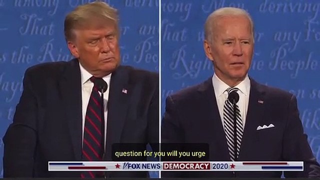 Biden se proclama ganador pese a que en septiembre aseguró que se debían esperar los resultados finales