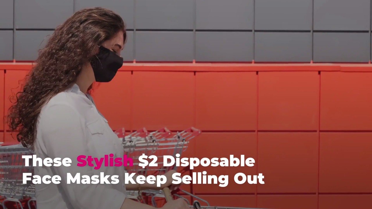 These Stylish $2 Disposable Face Masks Keep Selling Out