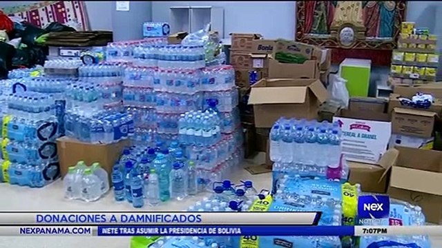 Donaciones a damnificados de tierras altas - Nex Noticias