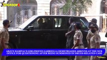 Arjun Rampal’s Girlfriend Gabriella Demetriades Arrives at the NCB Office For Questioning  SpotboyE