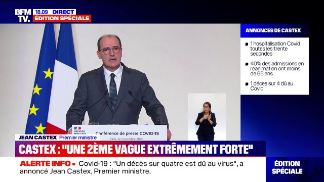 Jean Castex: 45% des salariés du privé ont télétravaillé au cours de la semaine écoulée
