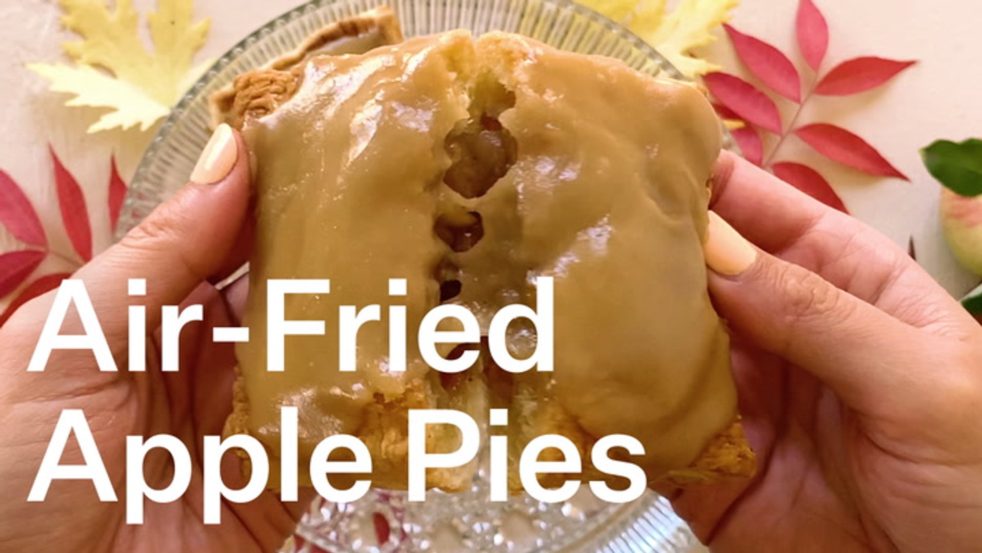 ⁣How To Make Easy, Flaky Air-Fried Apple Pies