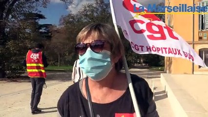 Une nouvelle fois les agents de l'AP-HM de l'hôpital  Salvatore relevant du social et du médico-social se sont mobilisés