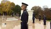 Donald Trump visits Arlington National Cemetery for Veterans Day observance