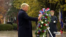 Veterans Day 2020 - President Trump, First Lady attend ceremony at Arlington National Cemetery