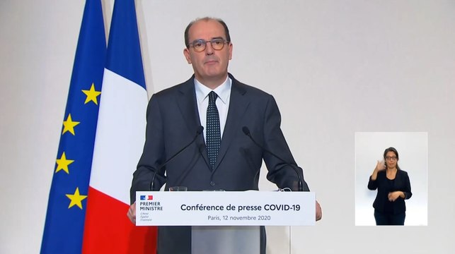 Point de situation du Premier ministre Jean Castex - jeudi 12 novembre 2020