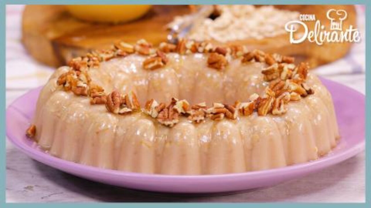 GELATINA de AVENA con CANELA, ¡sin azúcar! | Cocina delirante