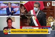 Así sigue y analiza el mundo la crisis política peruana
