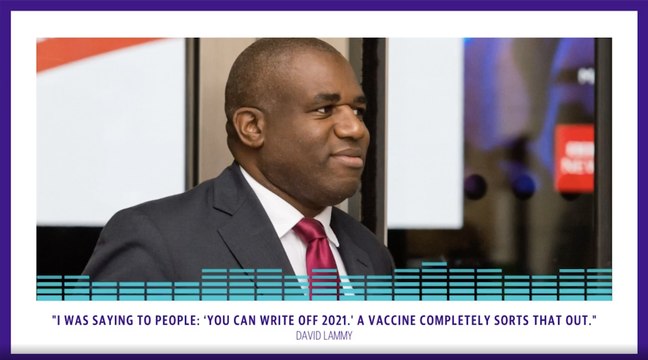 David Lammy predicts COVID crisis will be over by next summer