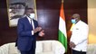 Le Premier Ministre Hamed Bakayoko a échangé avec Assoa Adou et Danon Djédjé ce jeudi 12 novembre à Abidjan.