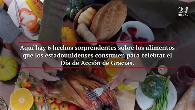 6 increíbles datos sobre el consumo de alimentos en Acción de Gracias