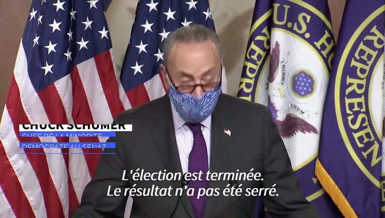 USA: les démocrates déplorent l'attitude des républicains qui nient la victoire de Biden