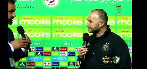 Déclarations de Belmadi après le Zimbabwe