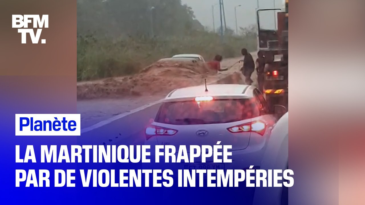 La Martinique frappée par de violentes intempéries