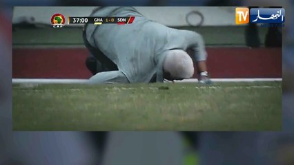 الحكم الرابع لمباراة غانا والسودان يعتدي على المدرب هوبير فيلود