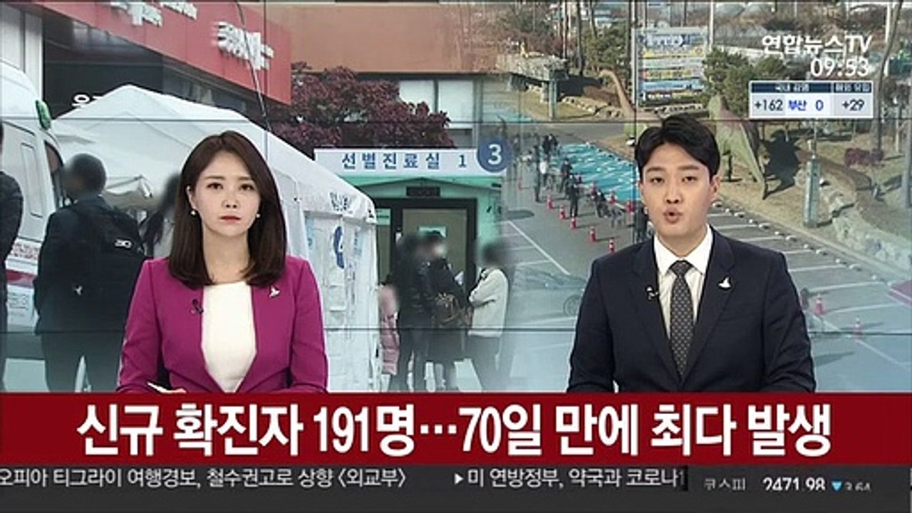 신규 확진자 191명…70일 만에 최다 발생