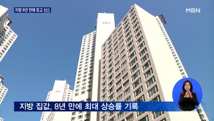 부산·대구 집값도 '들썩'…지방 집값 8년 만에 최고 상승