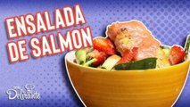 Ensalada de salmón y fresas ¡súper saludable!