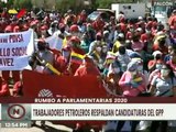 Desde Pdvsa Cardón en Paraguaná trabajadores petroleros ratifican compromiso en su lucha contra el bloqueo