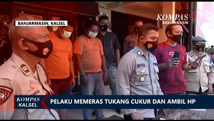 Dua Pelaku Pemerasan Terhadap Tukang Cukur Ditangkap Polisi
