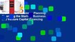 Full version  Business Planning: Financing the Start-Up Business and Venture Capital Financing