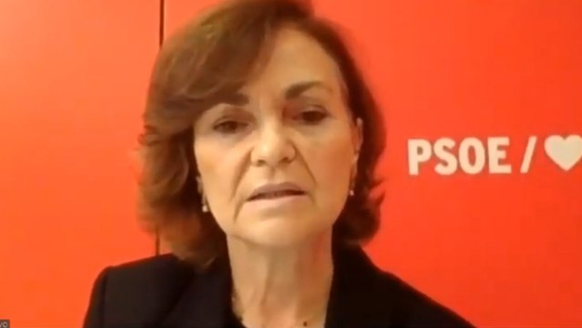 Carmen Calvo acusa al PP de hacer diana contra el feminismo
