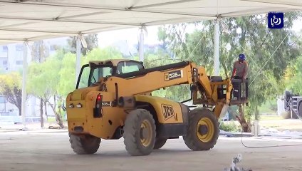 رؤيا تتابع مراحل العمل في المستشفى الميداني بإقليم الوسط