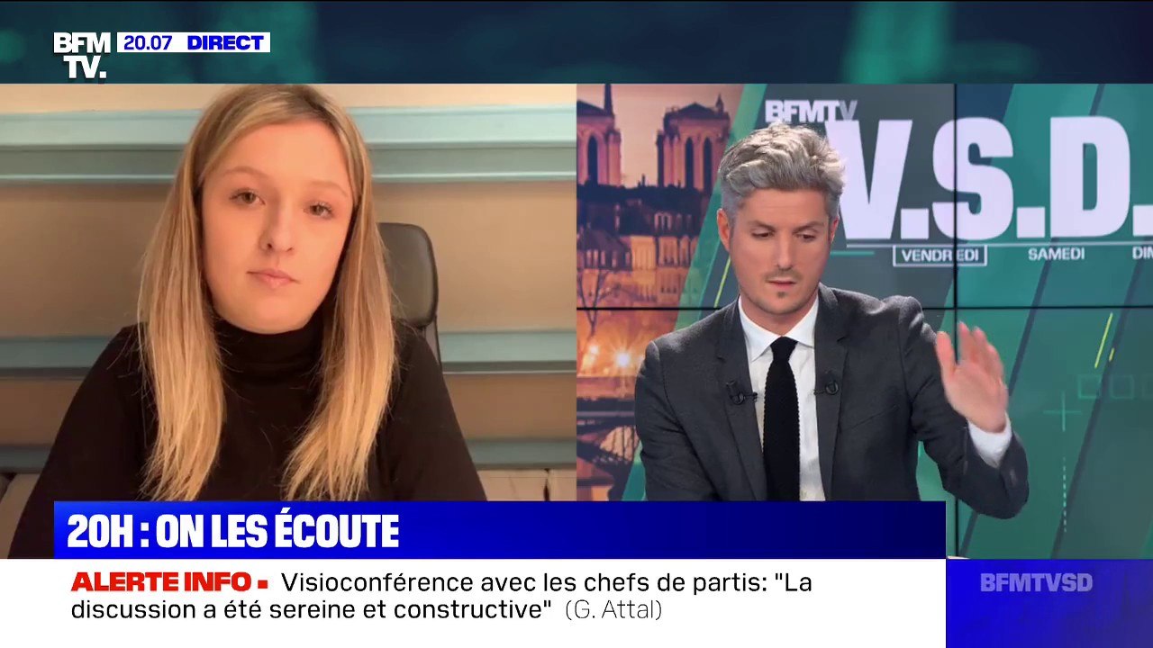 20h, on les écoute: Solenne, infirmière en réanimation à Aix-en-Provence, évoque "une petite accalmie mais les lits sont toujours pleins"