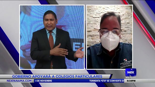 Entrevista a Virgilio Sousa, sobre el apoyo que dará el gobierno a colegios particulares - Nex Noticias