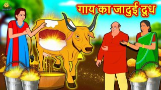 गाय का जादुई दूध ¦ Moral Stories ¦ Bedtime Stories ¦ Hindi Kahaniya ¦ Hindi Fairy Tales