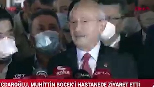 CHP lideri Kılıçdaroğlu, Antalya'da tedavisi devam eden başkan Muhittin Böcek'e ziyaret: Morali gayet iyi