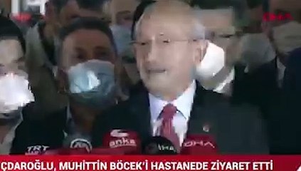 CHP lideri Kılıçdaroğlu, Antalya'da tedavisi devam eden başkan Muhittin Böcek'e ziyaret: Morali gayet iyi