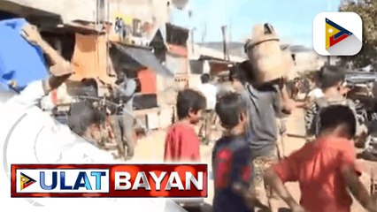 Mga taga-Kasiglahan village sa Rodriguez, Rizal, kanya-kanyang linis ng bahay; Ilang komunidad sa Kasiglahan village, baha pa rin