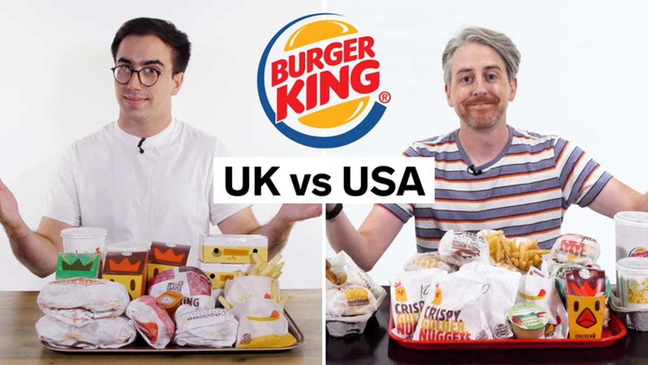 Every difference between UK and US Burger King...