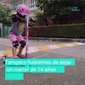 Mucho cuidado con los patinetes eléctricos y los niños