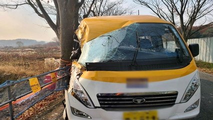 경기도 화성에서 마을버스가 가로수 들이받아...승객 15명 다쳐 / YTN