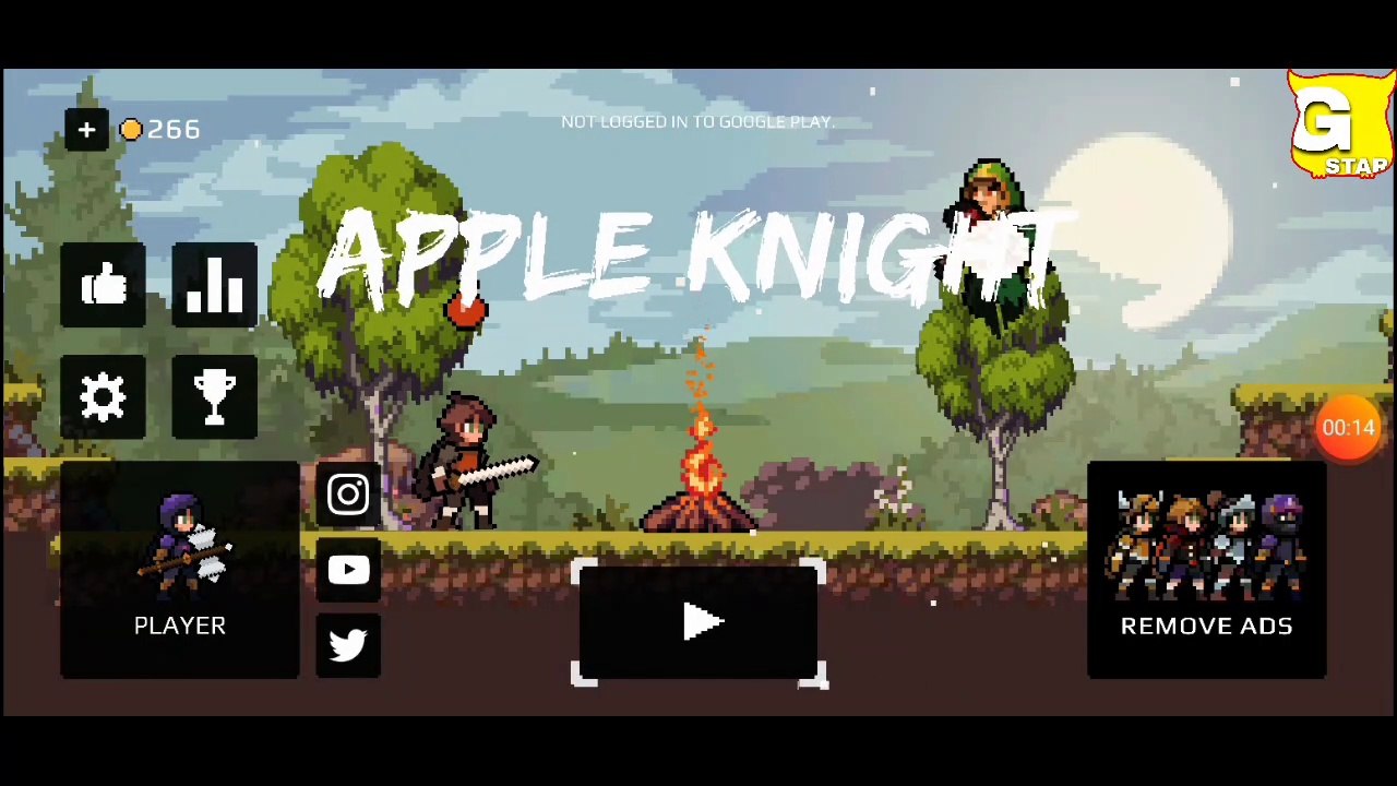 Apple  knight game.