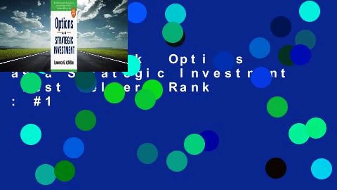 Full E-book  Options as a Strategic Investment  Best Sellers Rank : #1