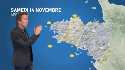 Bulletin météo pour le samedi 14 novembre 2020