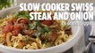 Slow Cooker Swiss Steak and Onions