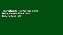 Marketcraft: How Governments Make Markets Work  Best Sellers Rank : #5