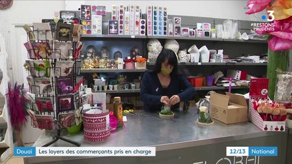 Reconfinement : à Douai, les loyers des commerces fermés sont remboursés