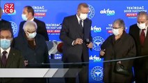 Erdoğan’dan açılış töreninde alkış tepkisi: Ne o ya? Ölü toprağı serilmiş üstünüze…