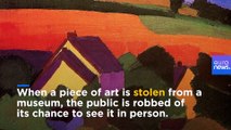 Being stolen is 'best thing that could happen' for artwork's prestige, says expert