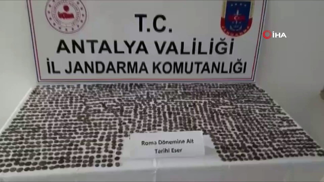 Roma dönemine ait 1547 adet sikke ele geçirildi