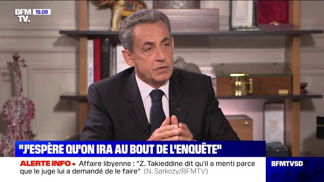 Nicolas Sarkozy à propos de l’affaire libyenne: Je fais les Français juges de cette affaire pitoyable