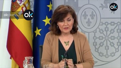 Carmen Calvo habla en marzo de 2019 de las "noticias falsas"