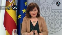 Carmen Calvo habla en marzo de 2019 de las 